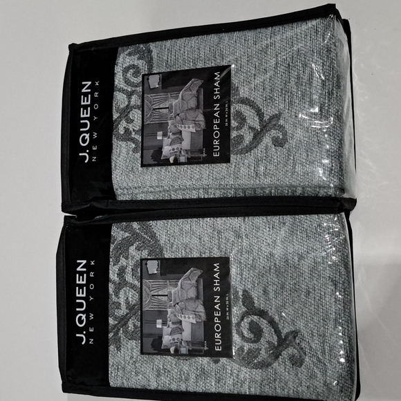 Bundle J. Queen New York Tiana Embroidered Euro Sham - Picture 3 of 4